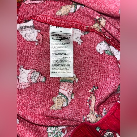 Old Navy Holiday Dog Flannel Cotton Pajama Pants Size M Medium - Picture 5 of 13